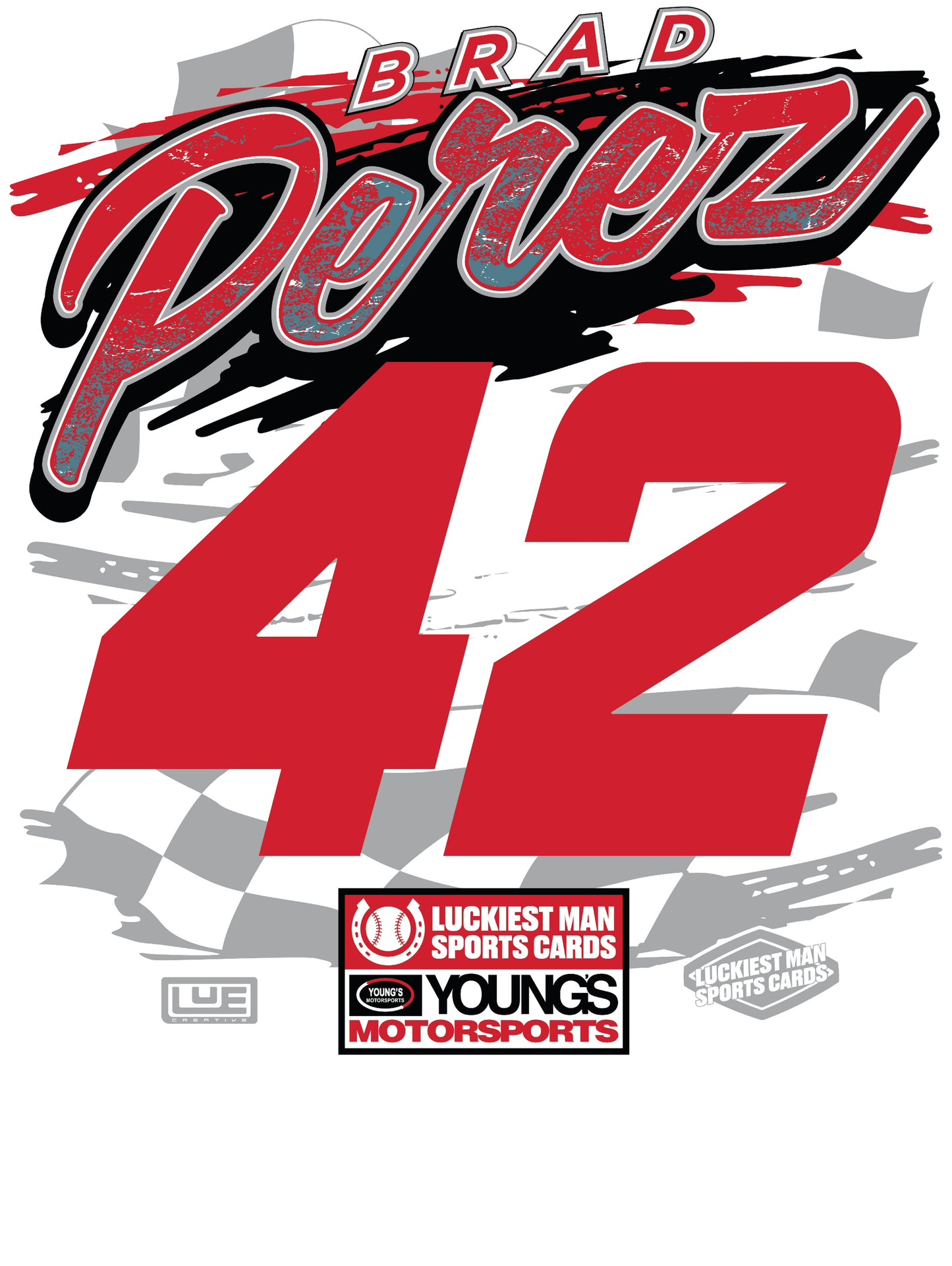 Brad Perez x Luckiest Man #42 Throwback Shirt